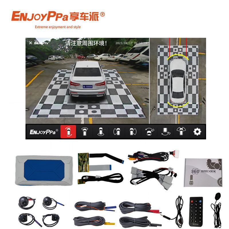 Fotocamera 360 gradi per l'auto Toyota Highlander Ultra Clear Night Vision