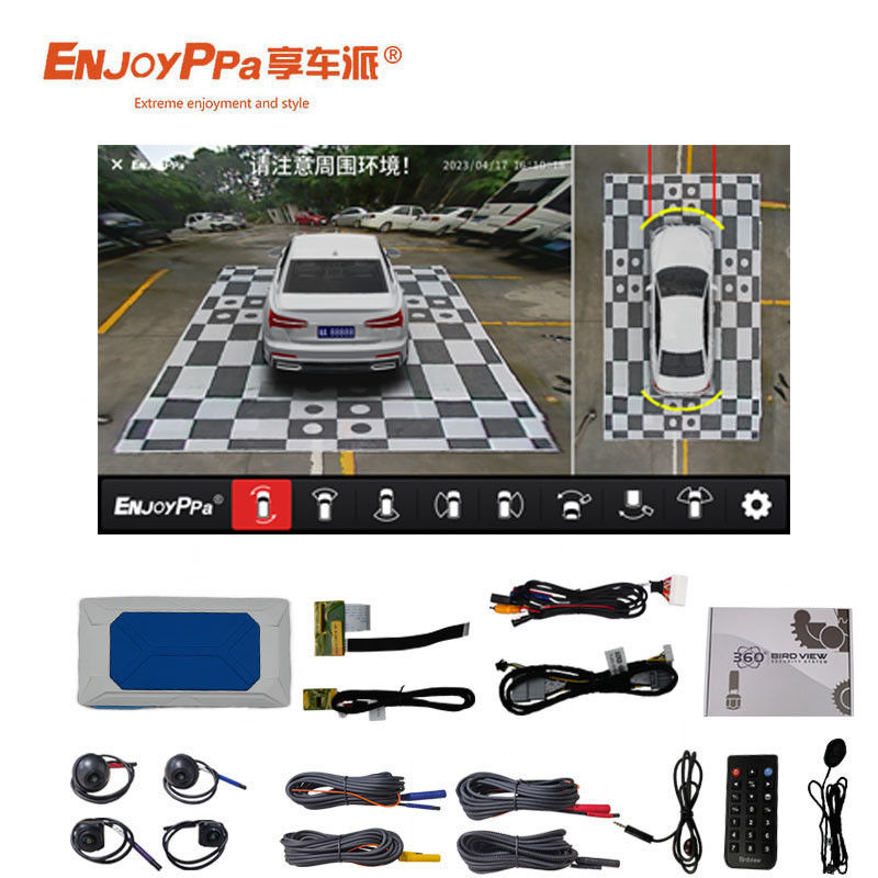 Sistema di videocamera a 360 gradi affidabile per Honda CRV con schermo da 8 pollici