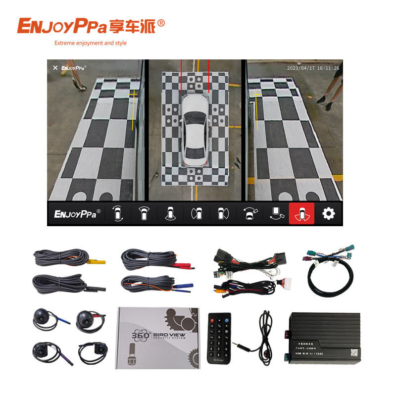 Assistenza al parcheggio 360 Car DVR Camera System per BMW 4 Way Recorder