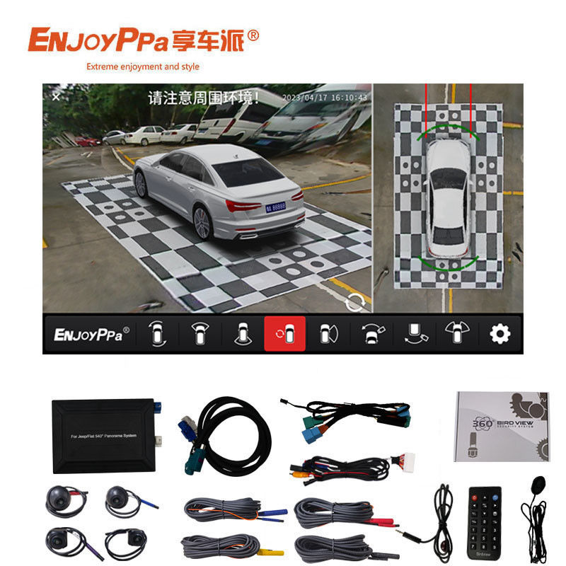 Sistema di parcheggio panoramico professionale 360 per jeep supporta fino a 128 GB