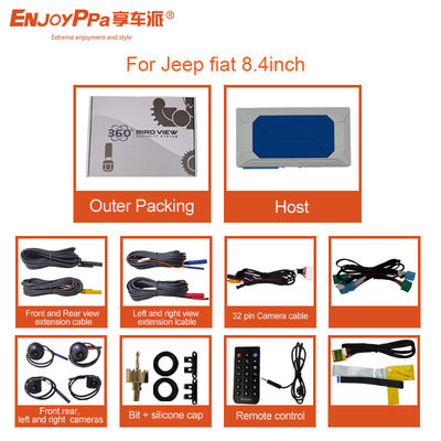 Sistema di videocamera panoramica 360 per Jeep con schermo da 8,4 pollici