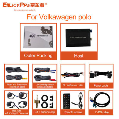 Schermata LCD 360 gradi Kit per la registrazione a quattro vie di Volkswagen Polo