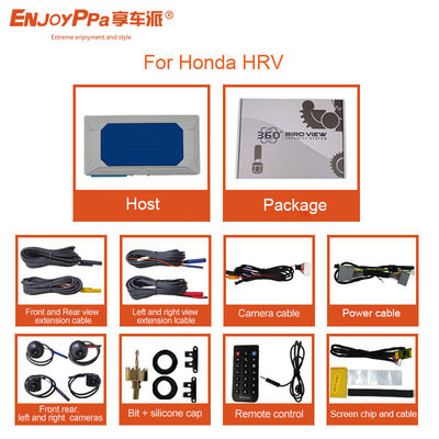 Sistema di telecamera per auto a 360 gradi a schermo tattile per Honda HRV 4 Way Driving Recorder