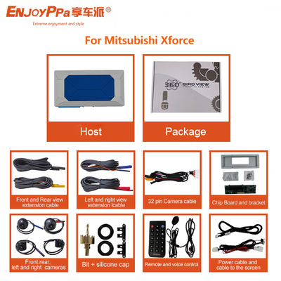Sistema di telecamere di sicurezza panoramiche per auto 360 per Mitsubishi Xforce 8 pollici