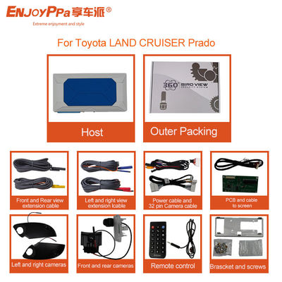 Sistema di telecamera per auto da 7 pollici per Toyota Prado con visione notturna HD