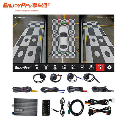 HD CMOS 360 Surround Camera System Per Auto Porsche 4 Way Driving Recorder