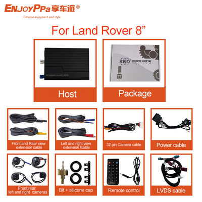 Sistema di telecamere per auto a 360 gradi per Land Rover 8' schermo 4 Way Driving Recorder