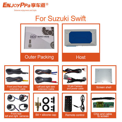 Sistema di telecamere a 360 gradi impermeabili con registrazione a loop per Suzuki Swift