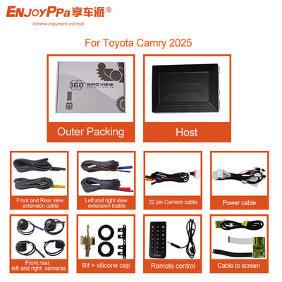 Sistema di telecamera per auto 1080P 360 Assistenza al parcheggio per Toyota Camry 2025